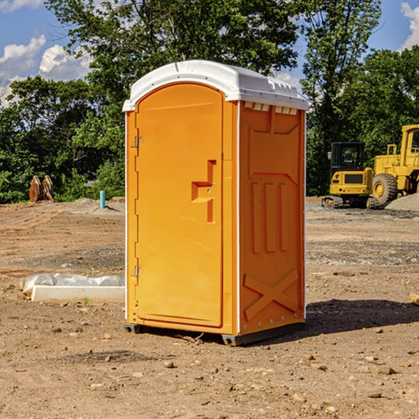 porta potties at a construction site in Canby MN